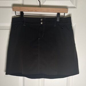 Kuhl Black Hiking Travel Skirt Women’s Size 6 Stretch Outdoor Trail Casual